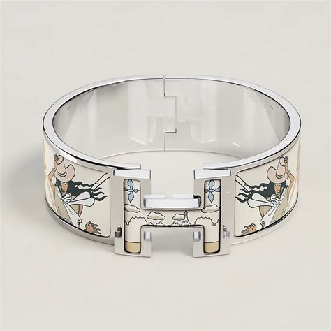 Used Hermes Clic Clac Bracelet 